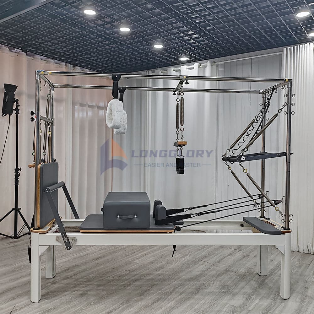 एल्यूमिनियम थ्री इन वन पिलेट्स कैडिलैक रिफॉर्मर